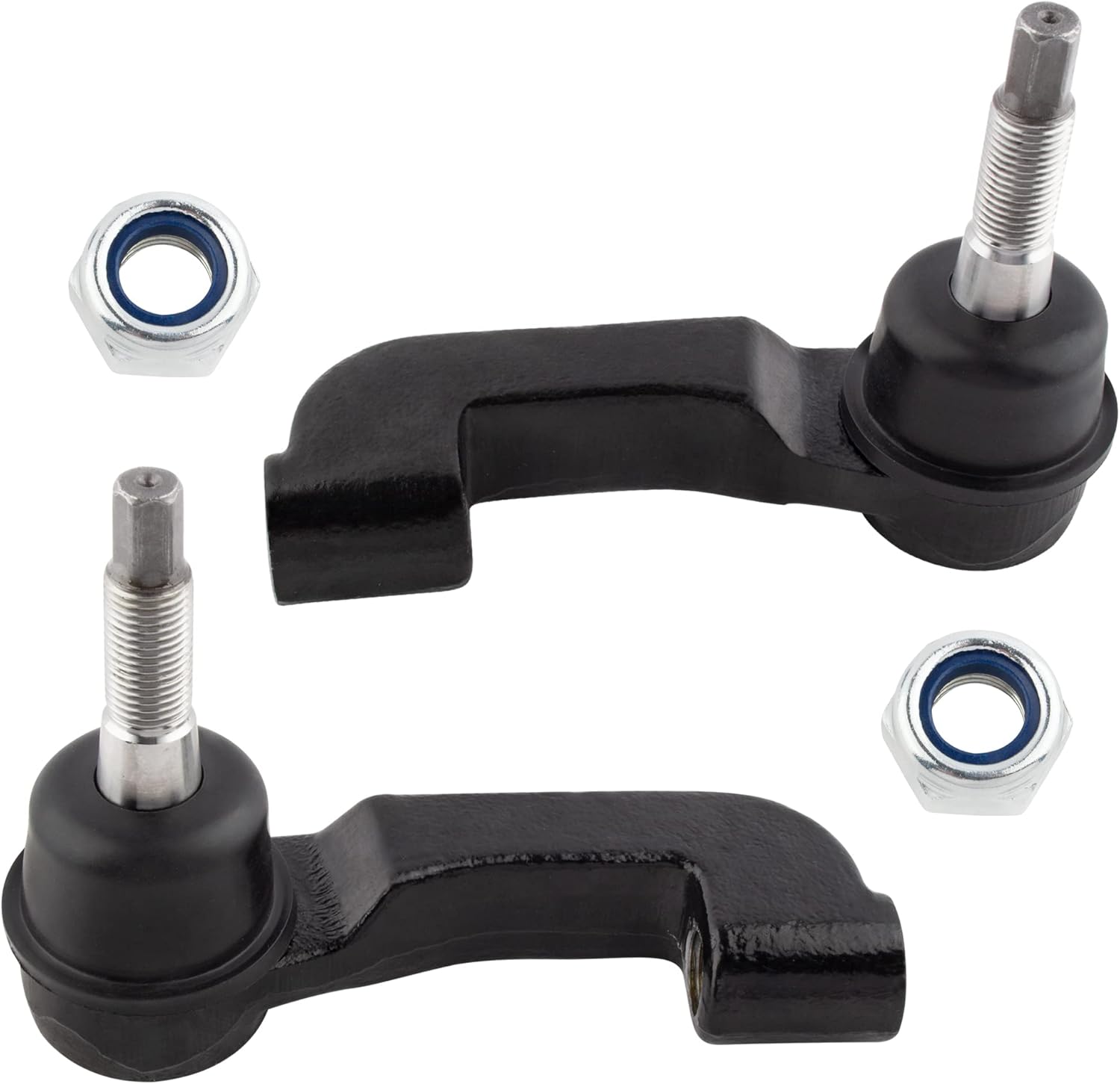 BOXI 2pcs Front Left and Right Outer Tie Rod Ends Fit for Jeep Liberty 2002 2003 2004 2005 2006 2007 Sport Utility 4-Door | ES3535 ES3536