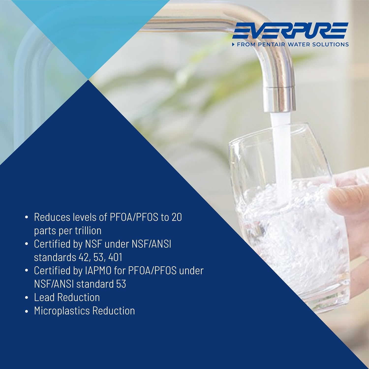 Everpure 2FC-P EV9595-11 Rimuove PFAS, Cloro e Microplastiche