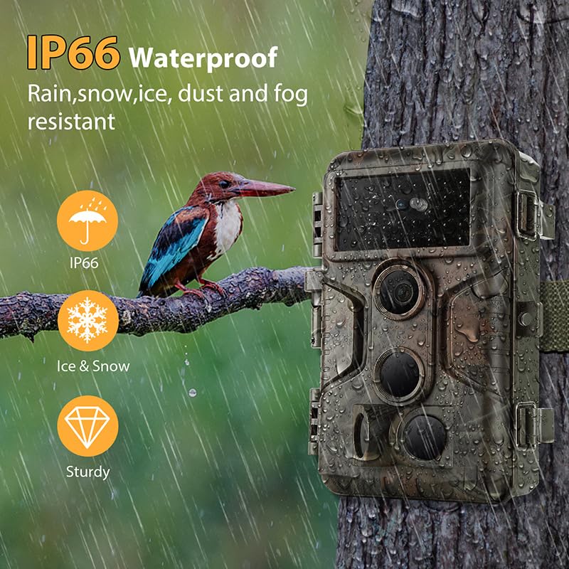 Amazon.co.jp: トレイルカメラ 1296P人感センサー 防犯カメラ 野生動物