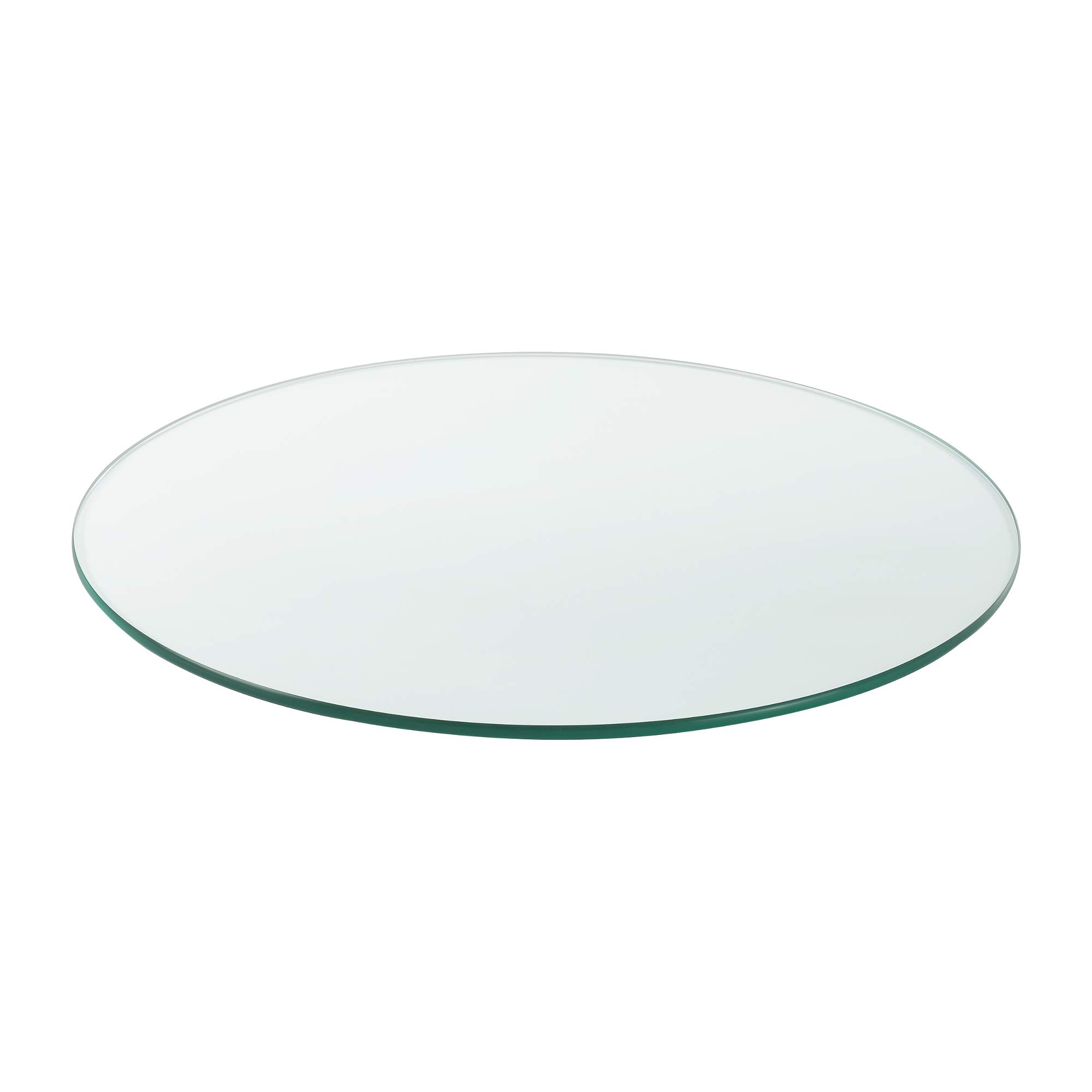[neu.haus] Tablero de Vidrio para Mesa de Centro para Mesa de Comedor Placa Inferior para Chimenea Vidrio Templado Ø 600 x 8 mm