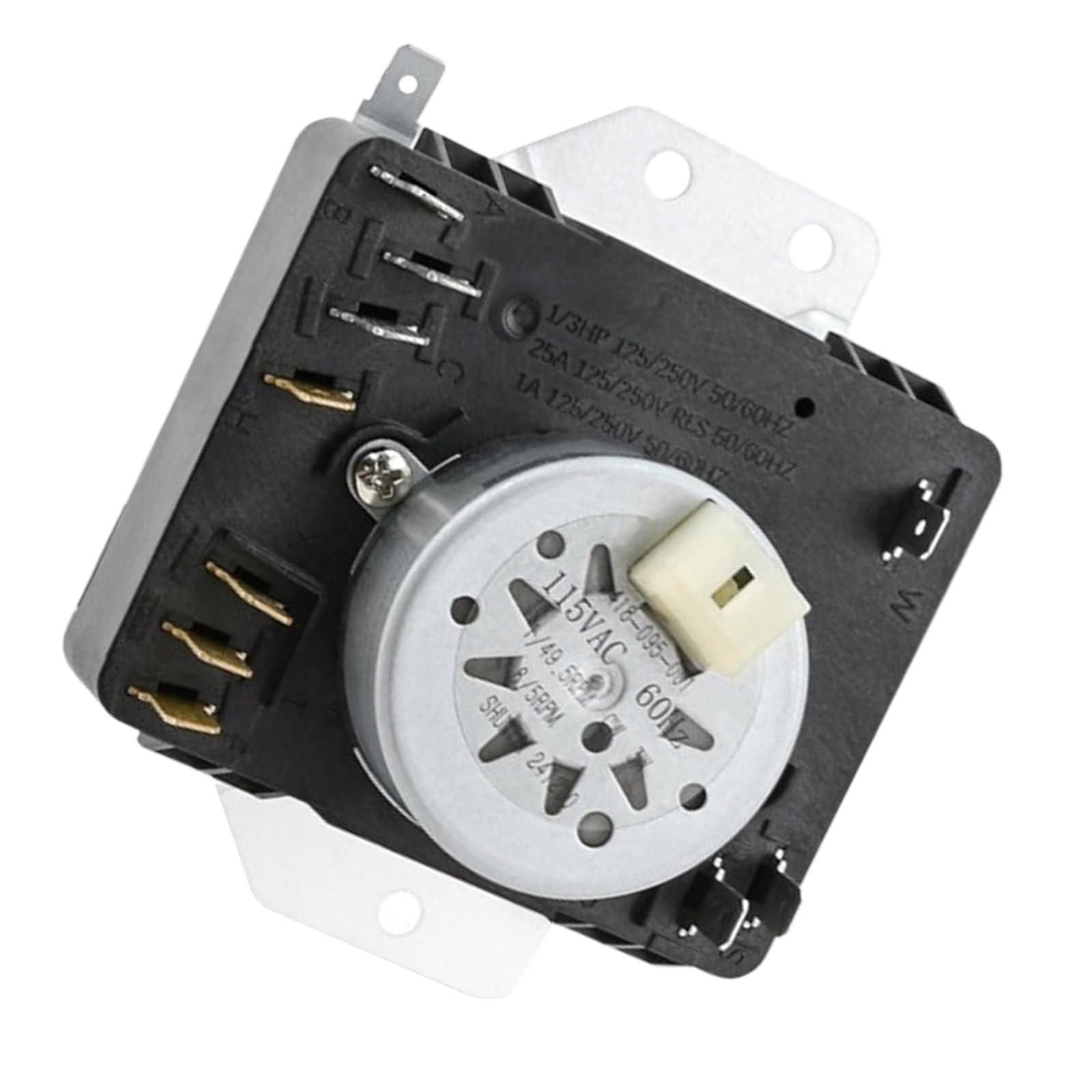 YROHGKPN Accuracy Dryer Timer Set Resistant Metal Texture Ensures Accurate Drying Cycle Management Dryer Timer