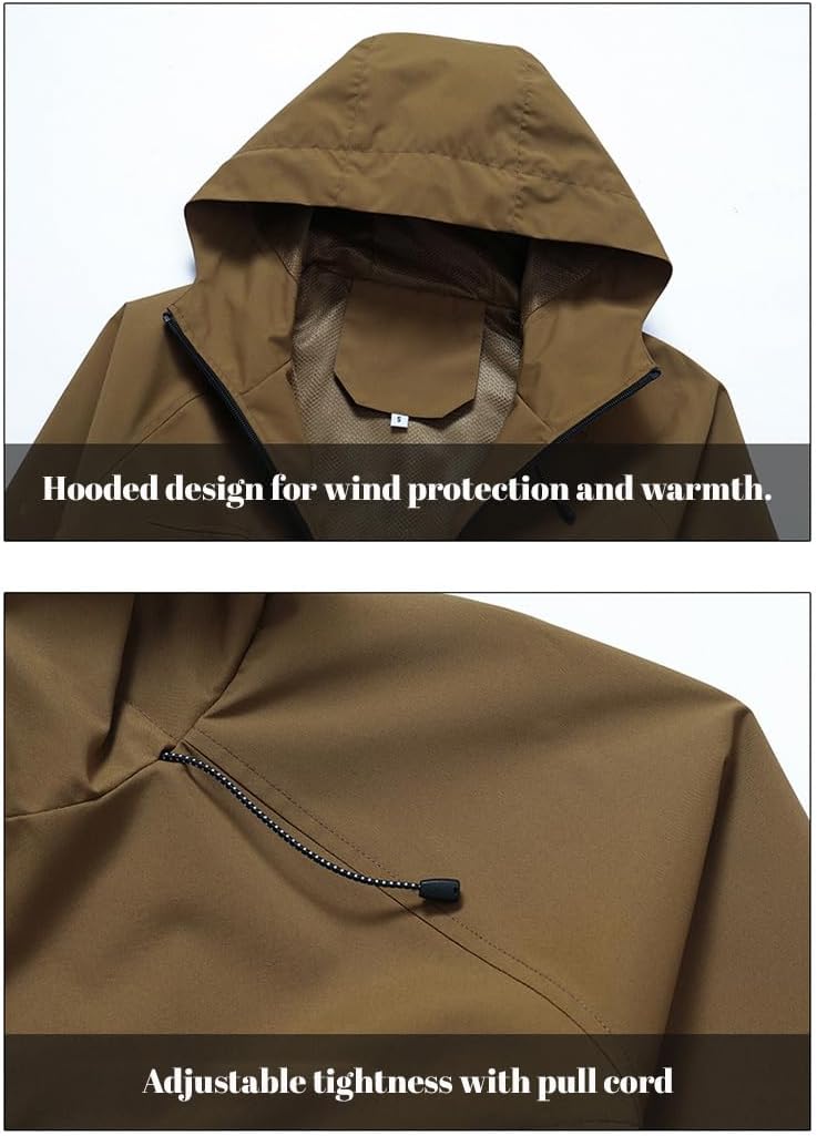 Custom Men's Jacket Outdoor Waterproof Raincoat Personalized Softshell Windbreaker Hiking Jacket Add Logo design