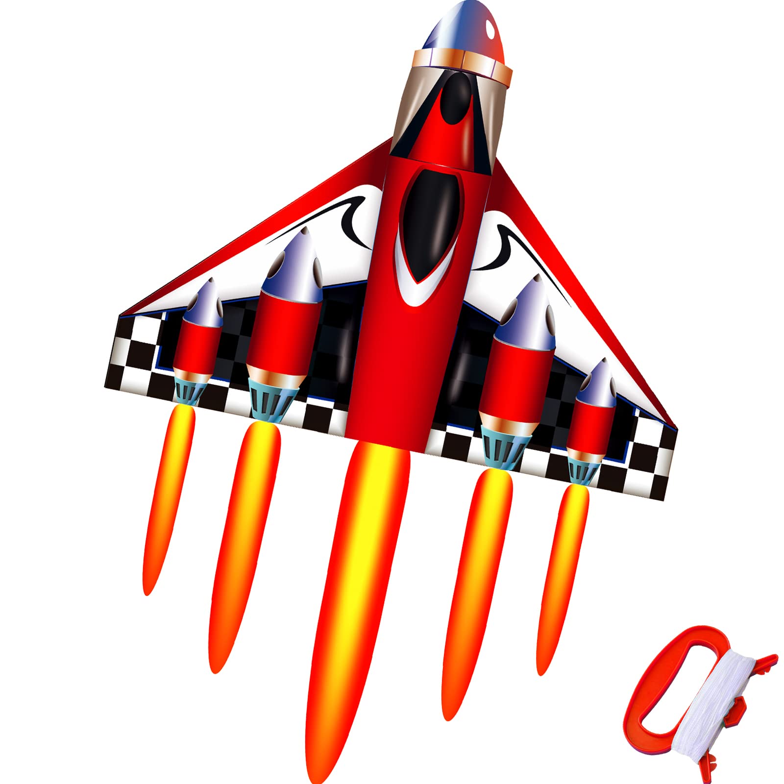 HENGDA KITE,Delta Plane Kite for Kids and Adults,Easy to Fly,Excellent Fabric and Structure Design,Suitable for Square, Beach, Grass, Park,Excellent Gift