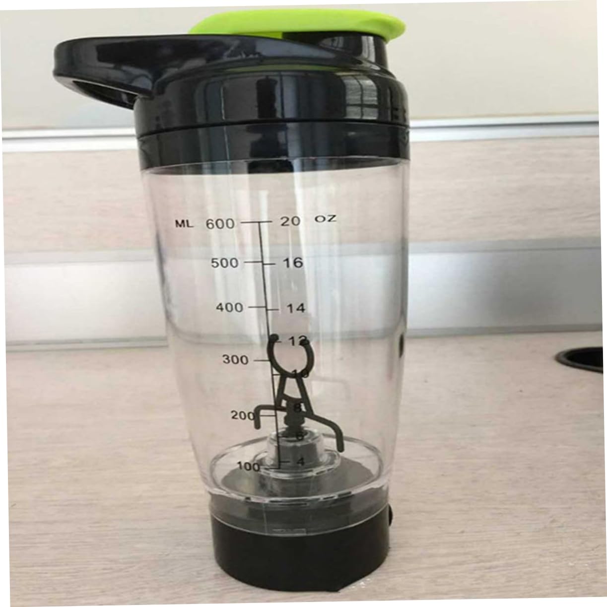 SHOWERORO Borraccia Shaker Elettrica Mixer Portatile Per Proteine Con Mischiatura Automatica Facile Da Batteria Verde
