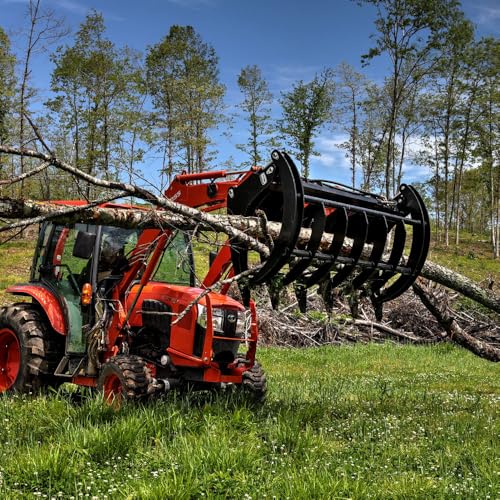 Titan Attachments HD60RAKE 60 Inch Extreme Root Grapple Rake Attachment thumb #2