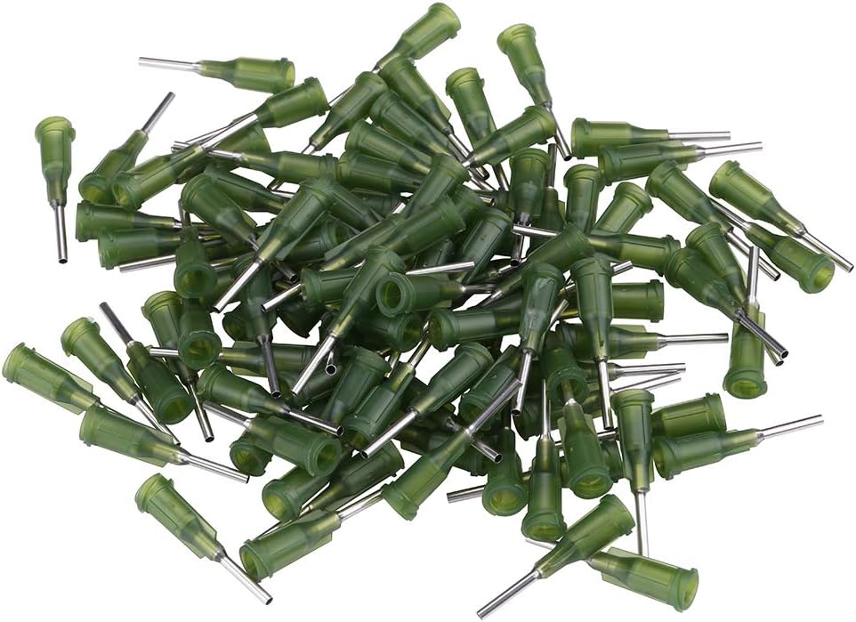 BCP 100pcs Metal Blunt Tip Dispensing Needle (14G)