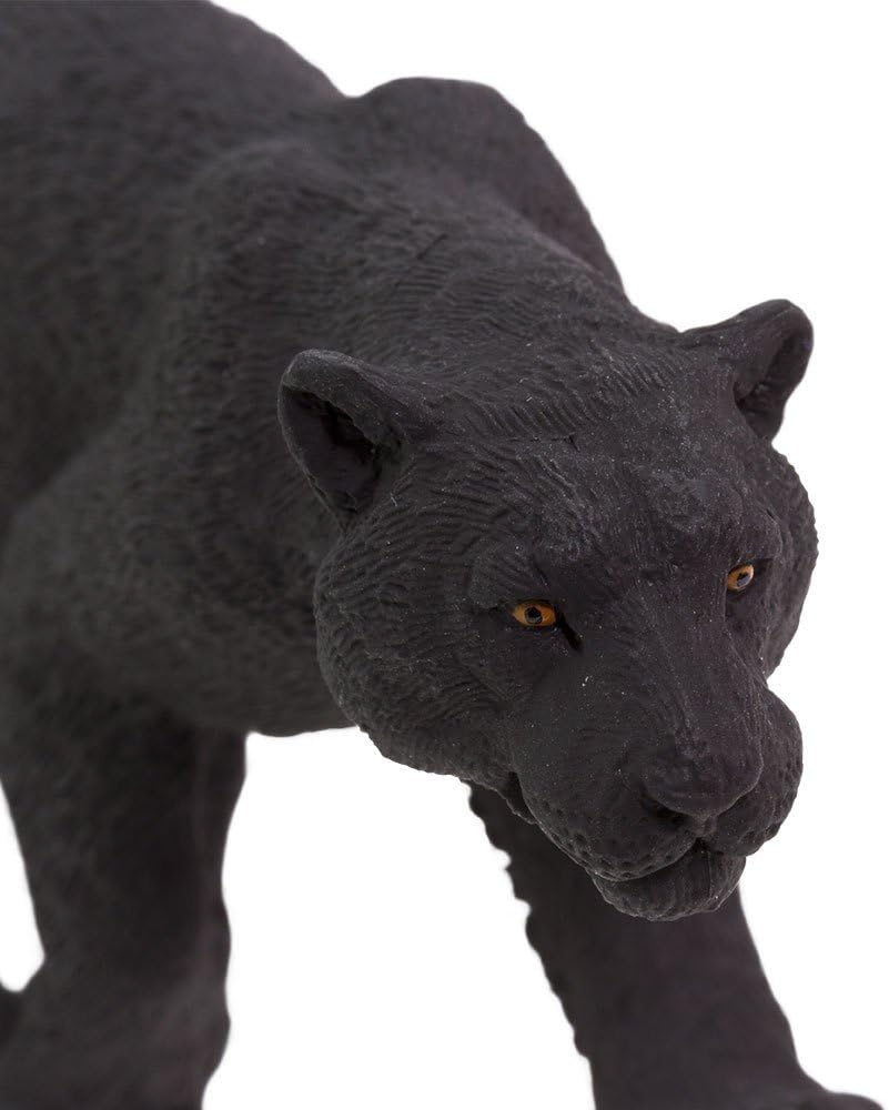 Safari Ltd. Black Jaguar Figurine - Detailed 4" Plastic Model Figure - Fun Educational Play Toy for Boys, Girls & Kids Ages 3+
