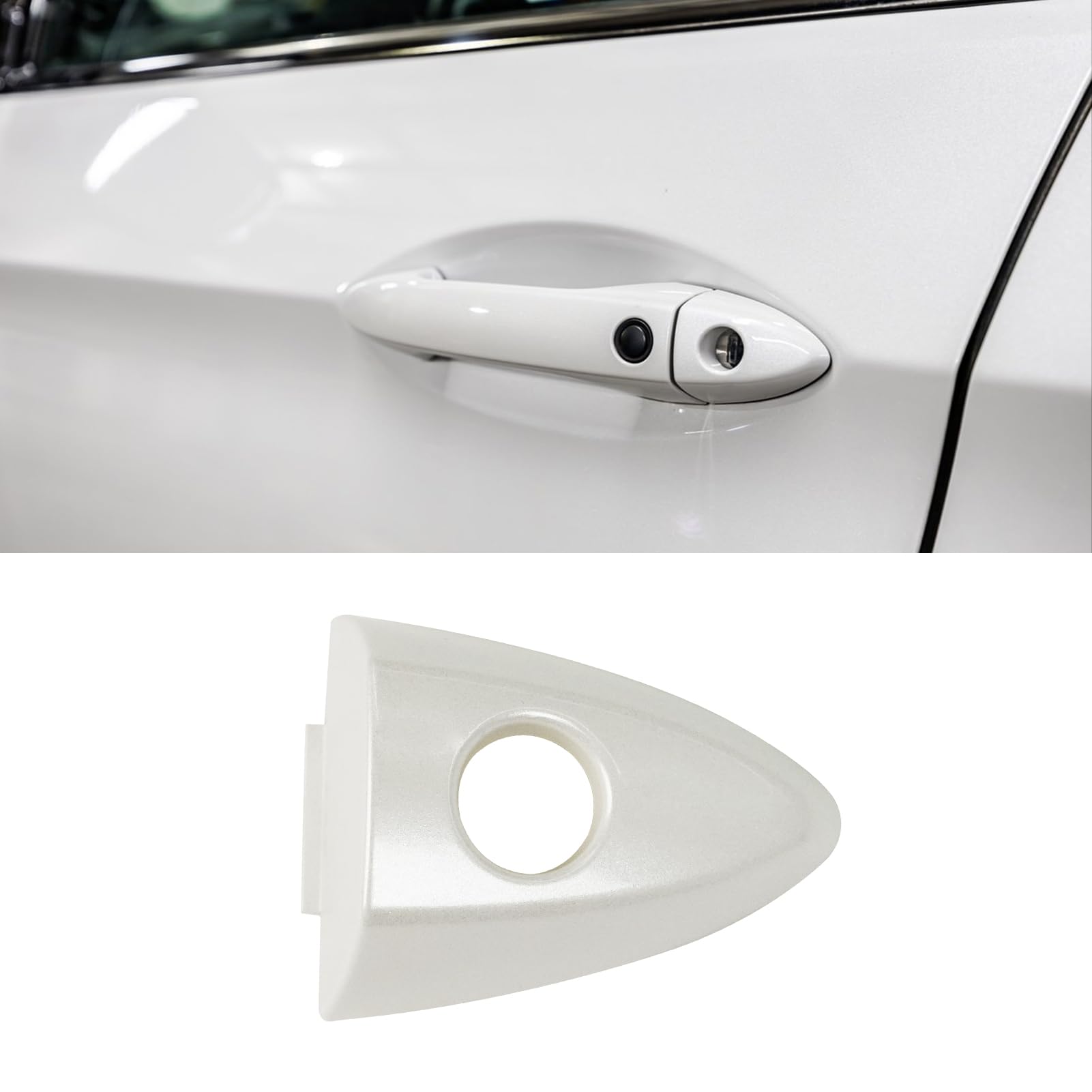 Amazon.com: APESER Front Door Handle End Bezel Cover w/Key Hole