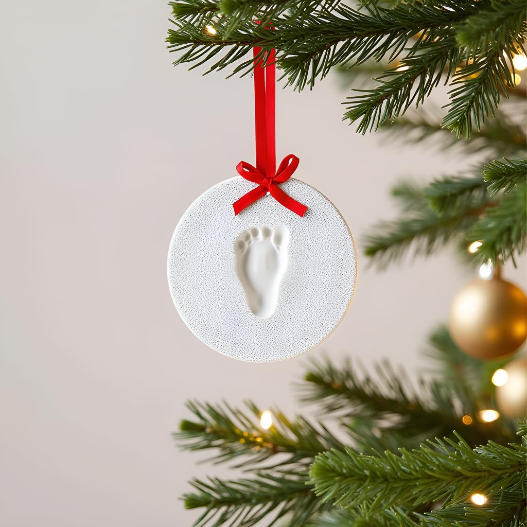 Amazon.co.jp: Lil Peach ベビープリントクリスマスクレイオーナメント