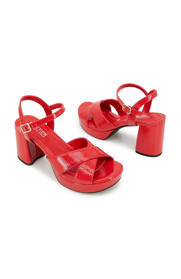 Kenneth Cole Reaction Reeva Platform RED 7.5 by Kenneth Cole REACTION - Used condition - Image 3