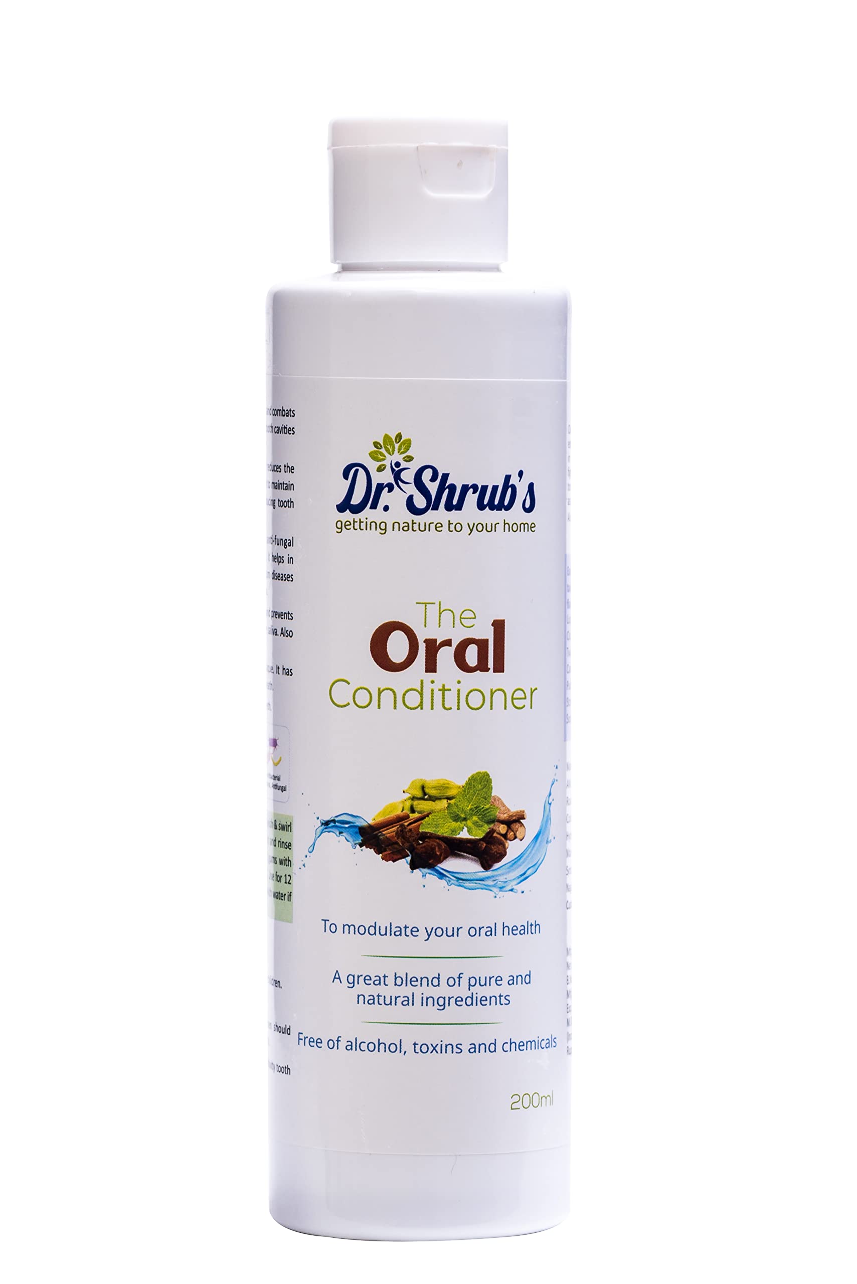 Dr Shrubs The Oral ConditionerI Plant based Natural mouthwash I Alcohol free mouthwash I Ayurvedic mouthwash I No artificial colours & flavous I For dental hygiene, gum stregthening & fresh breath-200ml (Pack of 1) (B0BMV1XQQW) Amazon Price History, Amazon Price Tracker