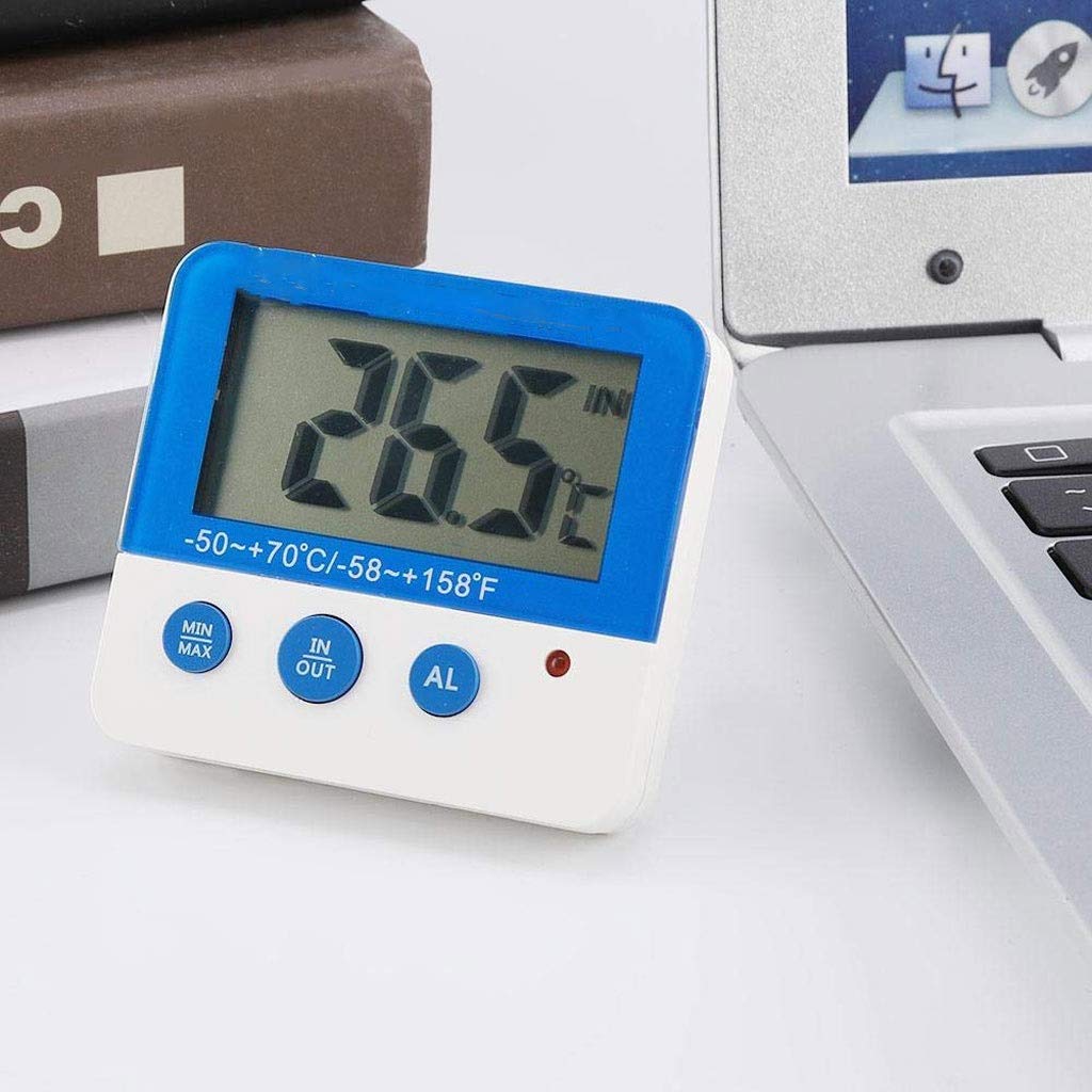 Termometr pokojowy - domowy elektroniczny i miernik wilgotności lodówka pojemnik izolacyjny termometr pomiarowy