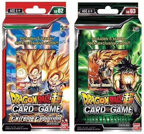 Dragon Ball Super Cross Worlds Starter Decks: Extreme Evolution and Dark Invasion