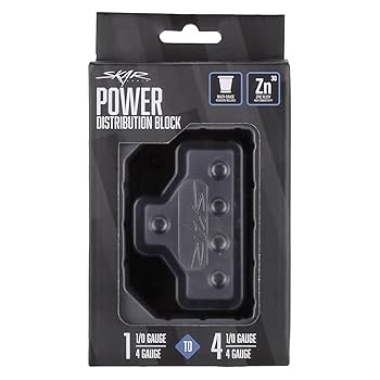 Amazon.com: Skar Audio x1 0/4 Gauge Input to x4 0/4 Gauge
