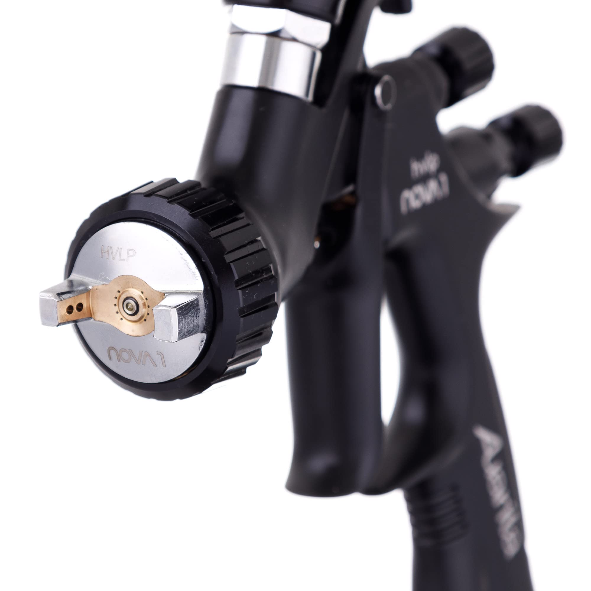 Kastor Pistolet à Peinture de Pulvérisation NOVA 1 AUARITA HVLP Buse 1.8mm BLACK