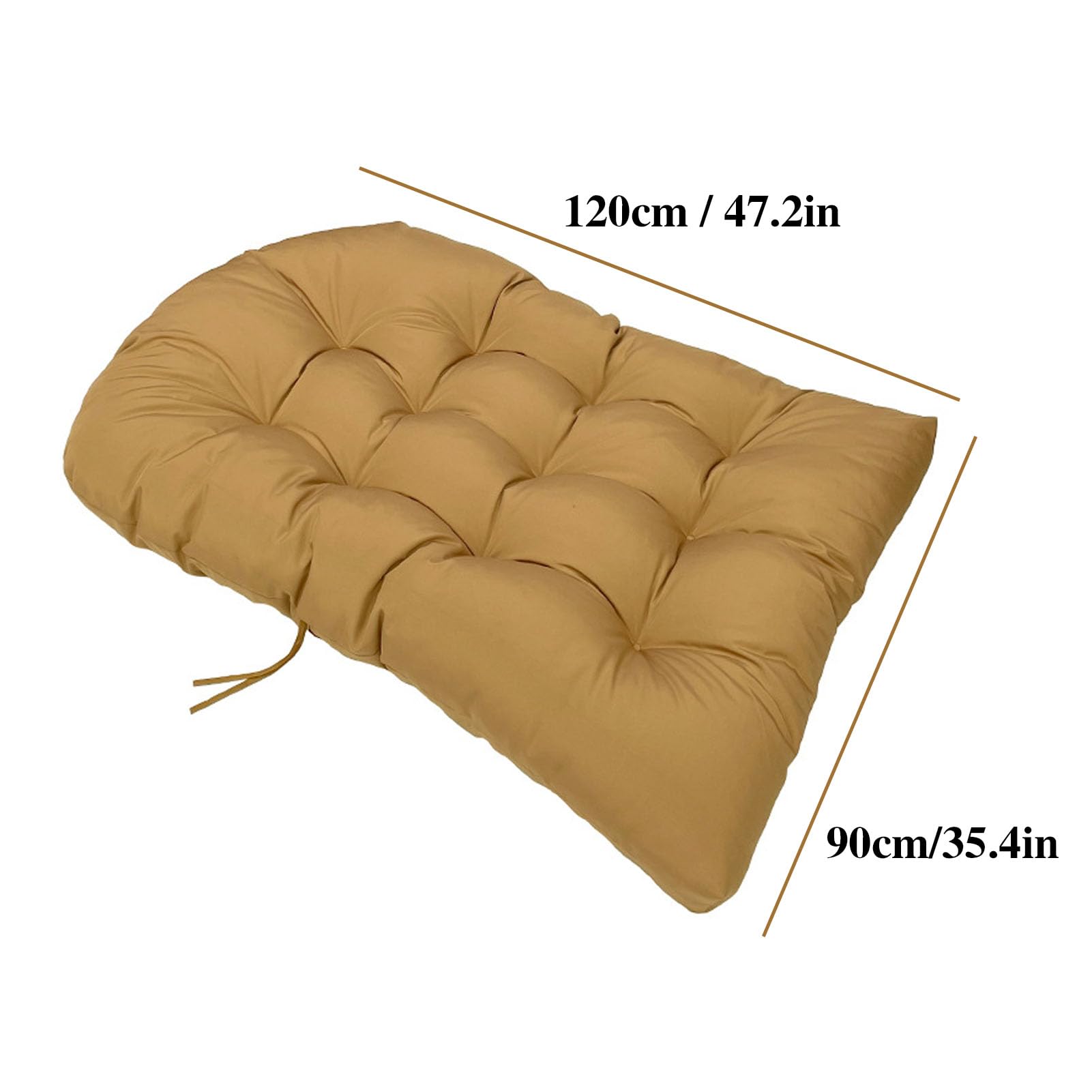 Cojín para Silla Colgante, con Correas de sujeción, 90 * 120cm