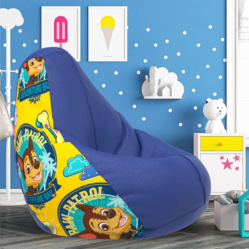 Biggie Bean Bag Cover 6XL- Official: Paw Pat Bean Bags - Max User Height : 6-6.5 Ft. - Weight : 99-110 Kgs(Model: Paw Pat-Artwork 1 - Blue)-image-37