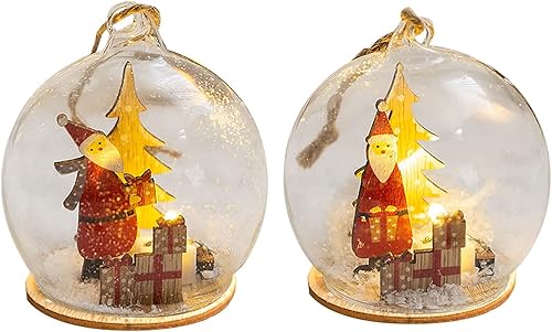 Miniatura 2 de Adornos de decoración de Navidad 2023 colgante de escritorio atmósfera brillante de cristal luces nocturnas colgante RD2 mini elegante colgante al