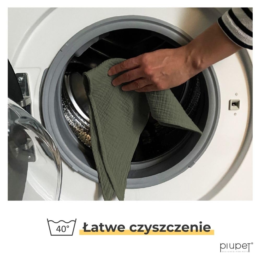 PiuPet® Bandany dla psów (S) - Fioletowy/różowy - Zestaw 2 bandan dla psów - Stylowe bandany dla dużych i małych psów - Ubranka i akcesoria dla psów