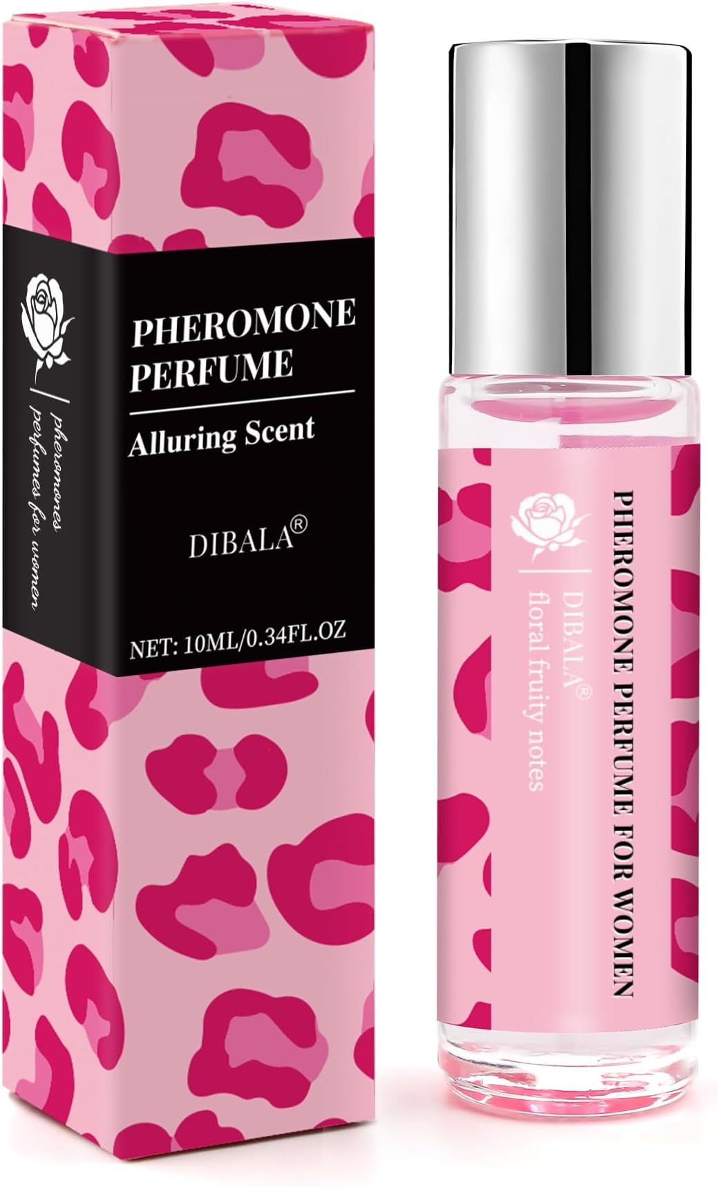 DIBALA Pheromones Perfume for Women | Vanilla Musk Scent, Long Lasting Roll On Perfume Oil 10ml (0.34 fl oz)