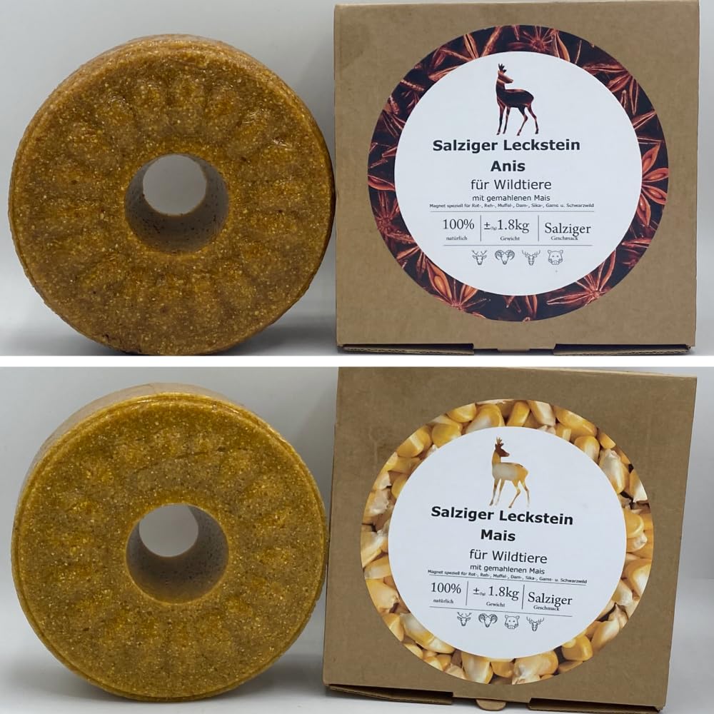 Rehwild Probepaket – Komplettsystem für Rehwild | Locken, Lenken & Binden | Lecksteine, Lockmittel, Boilies & Lockpaste | Vorteilspaket
