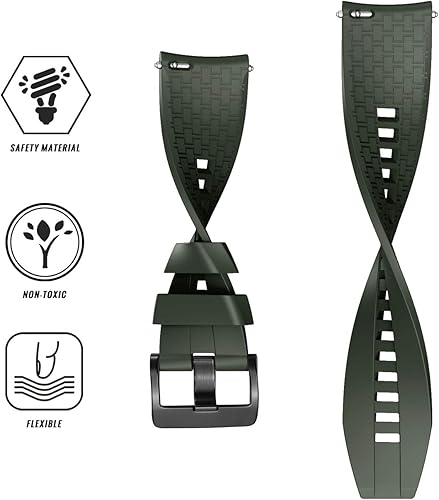 Miniatura 2 de NotoCity Para Samsung Galaxy Watch 1.811 inGalaxy Watch 3 1.772 inHuawei GTHuawei GT 2 (1.811 in) Correa de reloj, correas de silicona de 0.866 in