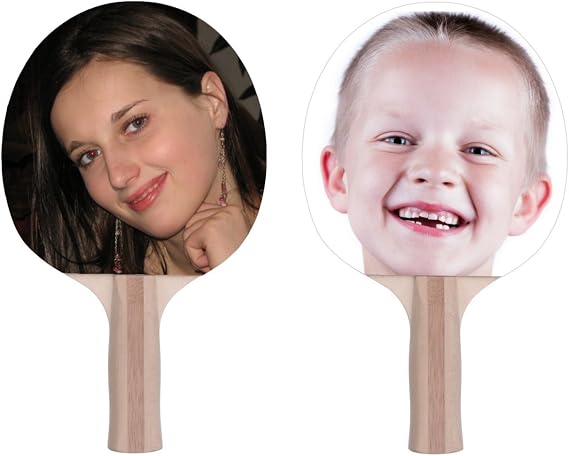 Infusion Custom Photo or Logo Ping Pong Paddle, Premium 5 Ply Direct Imprint Personalization on Table Tennis Racket