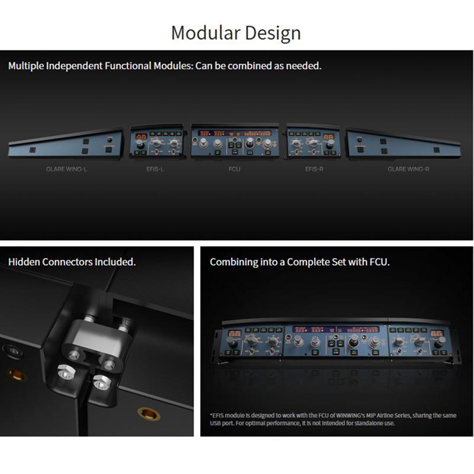WINWING Sim Launches Full-Sized FCU Flight Control Unit Replica for Home Simulators