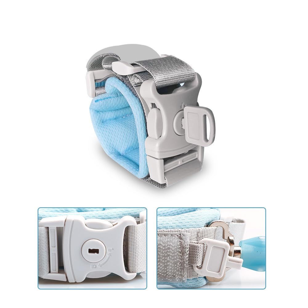 Toddler Hand Leash for Kids, Anti Lost Wrist Link with Reflective Strap, Adjustable Child Wrist Leash for Safety in Crowded Places