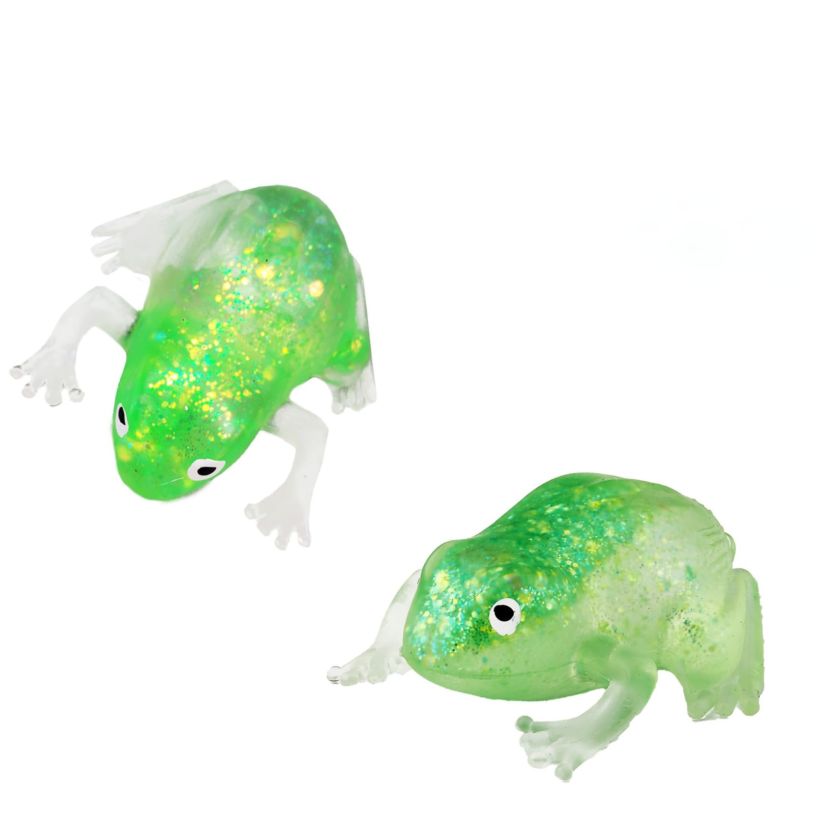 ハトリーズMILKY BOY CRYING FROG 30周年記念セット Rite Lite Passover Squishy Frog Toy - Iridescent Glitter Squeeze