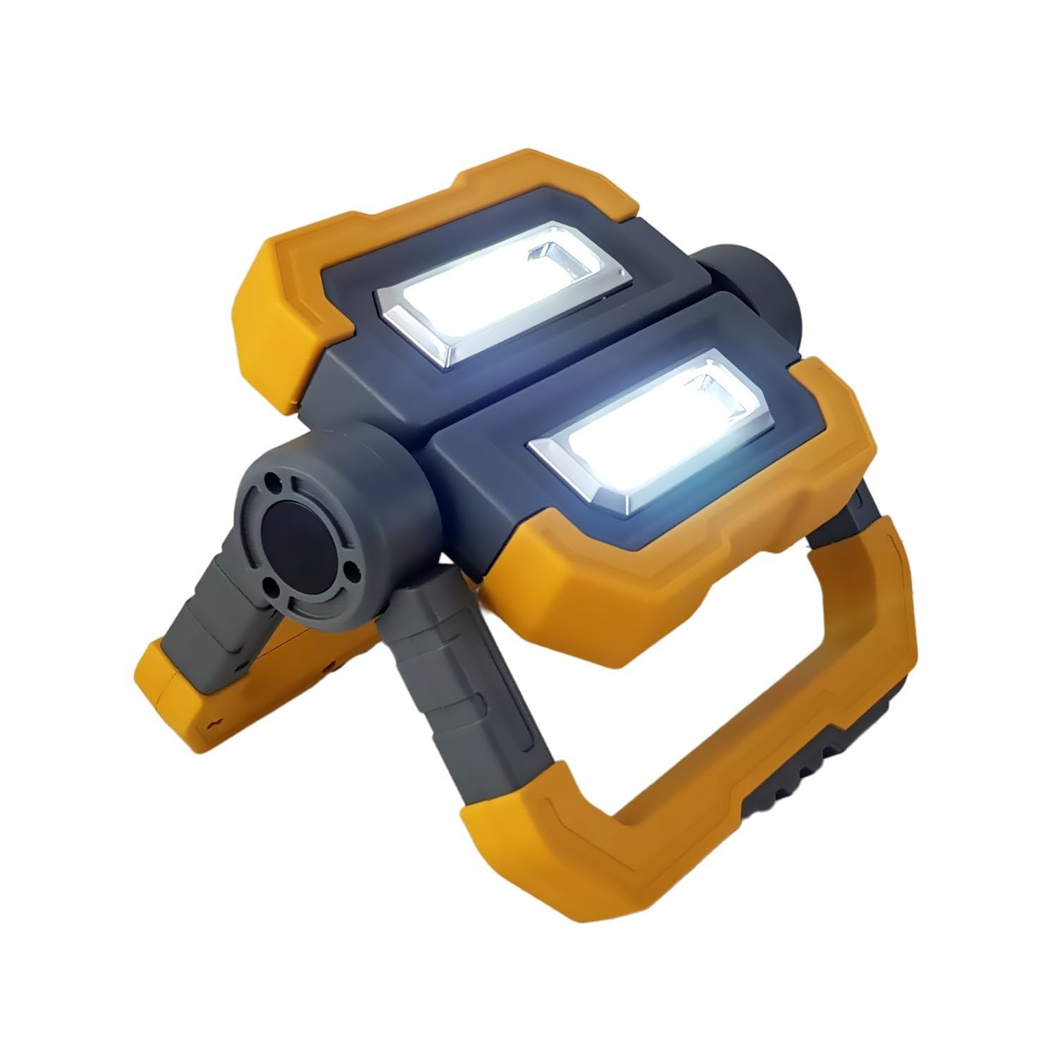 Proiettore professionale Kraft Müller KM-10W, ricaricabile, 10 W, a LED, girevole, batteria 3,7 V, 5000 mAh, Powerbank