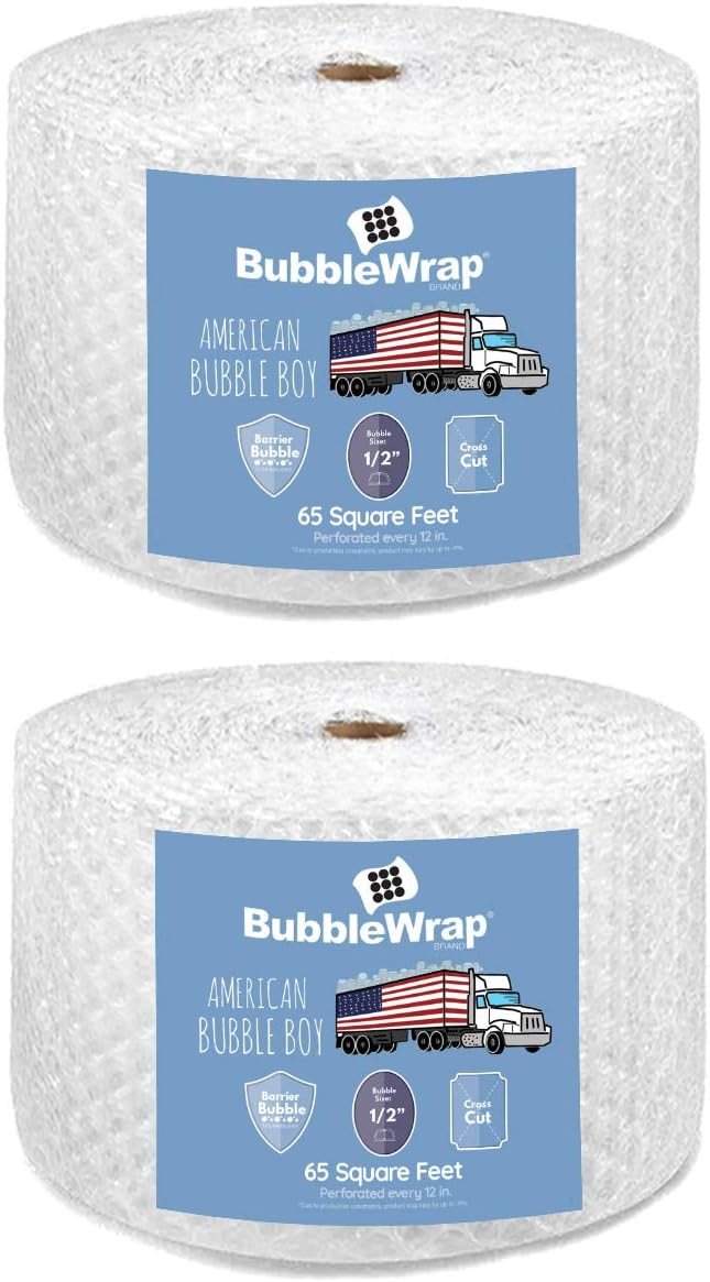 Official Sealed Air Bubble Wrap - American Bubble Boy (125' Large (1/2'') Bubble Wrap)