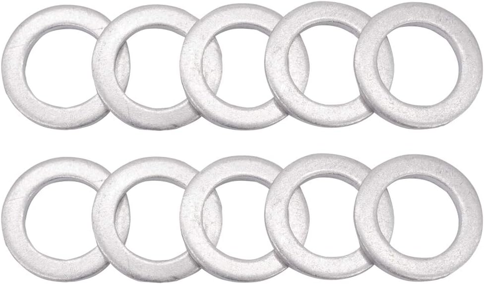 M14 Oil Drain Plug Gaskets Crush Washers Seals Rings Compatible with Hon da Y...