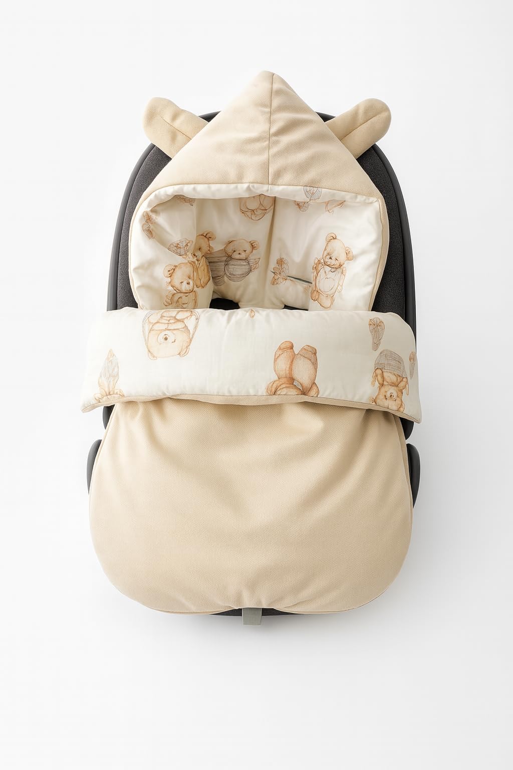 Coprigambe invernale per neonato, invernale, caldo, coprigambe per bambini, sacco nanna per passeggino, culla per tutto l'anno (crema)