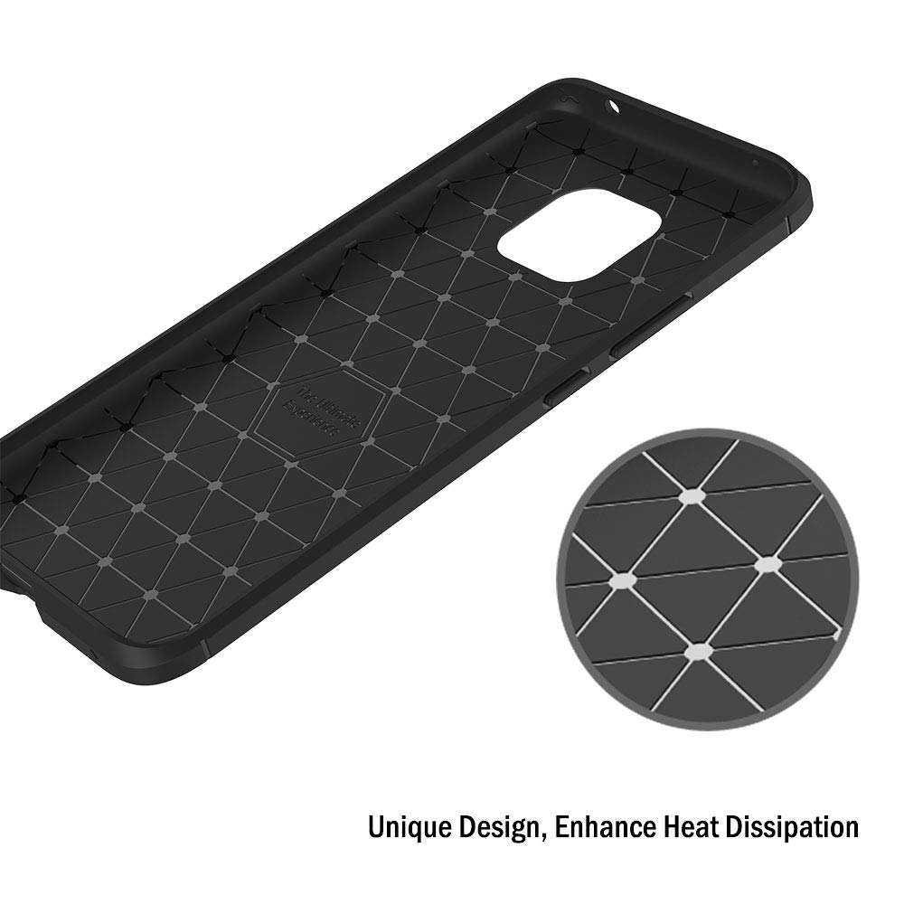 Custodia Asuwish Per Huawei Mate 20 Pro + Pellicola In Vetro Temperato Inclusa - TPU Antiurto Sottile - Nero