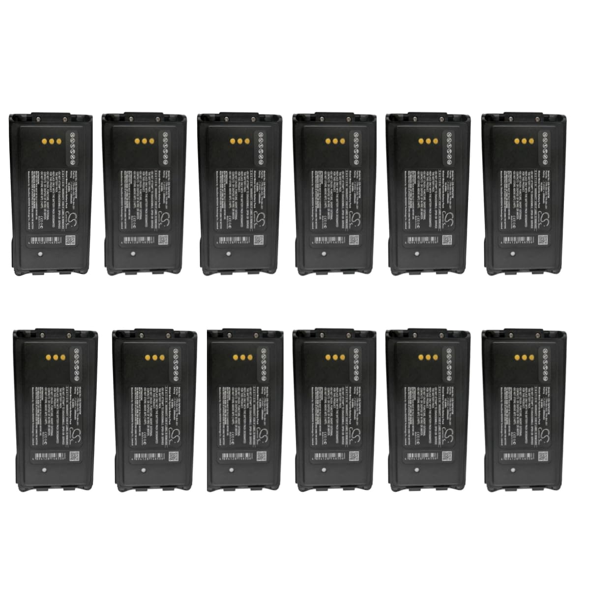FYIOGXG Battery for TP9100 TP9135 TP9140 TP9155 TP9160 TPA-BA-203 TPA-BA-206 TPA-BA-201 (12PCS)