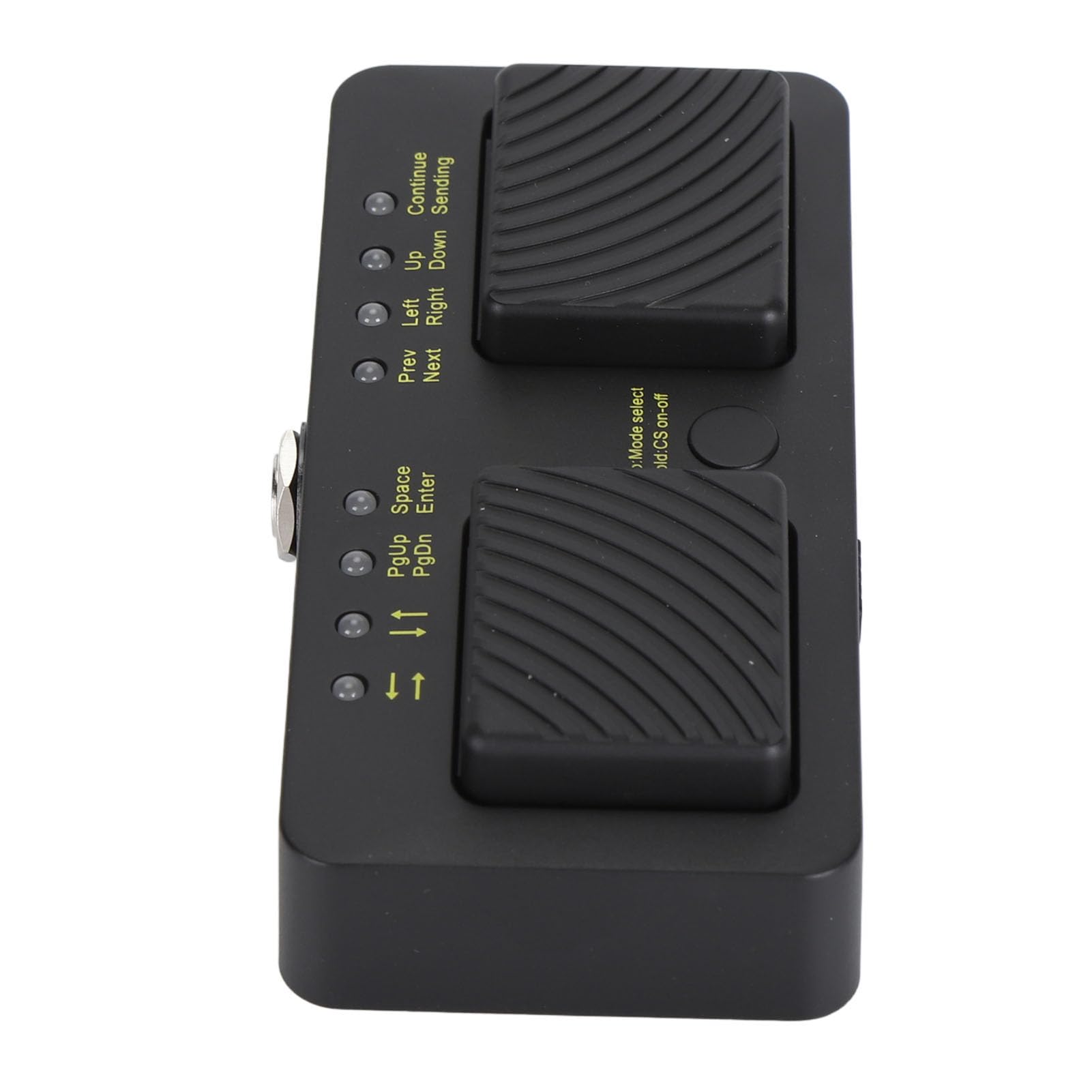 Sxhlseller Pedal Inalámbrico para Cambio de Página para Control de Partituras, Funcionamiento Silencioso para Estudio de Grabación, Carga USB, para Tableta, Portátil, PC, Plástico