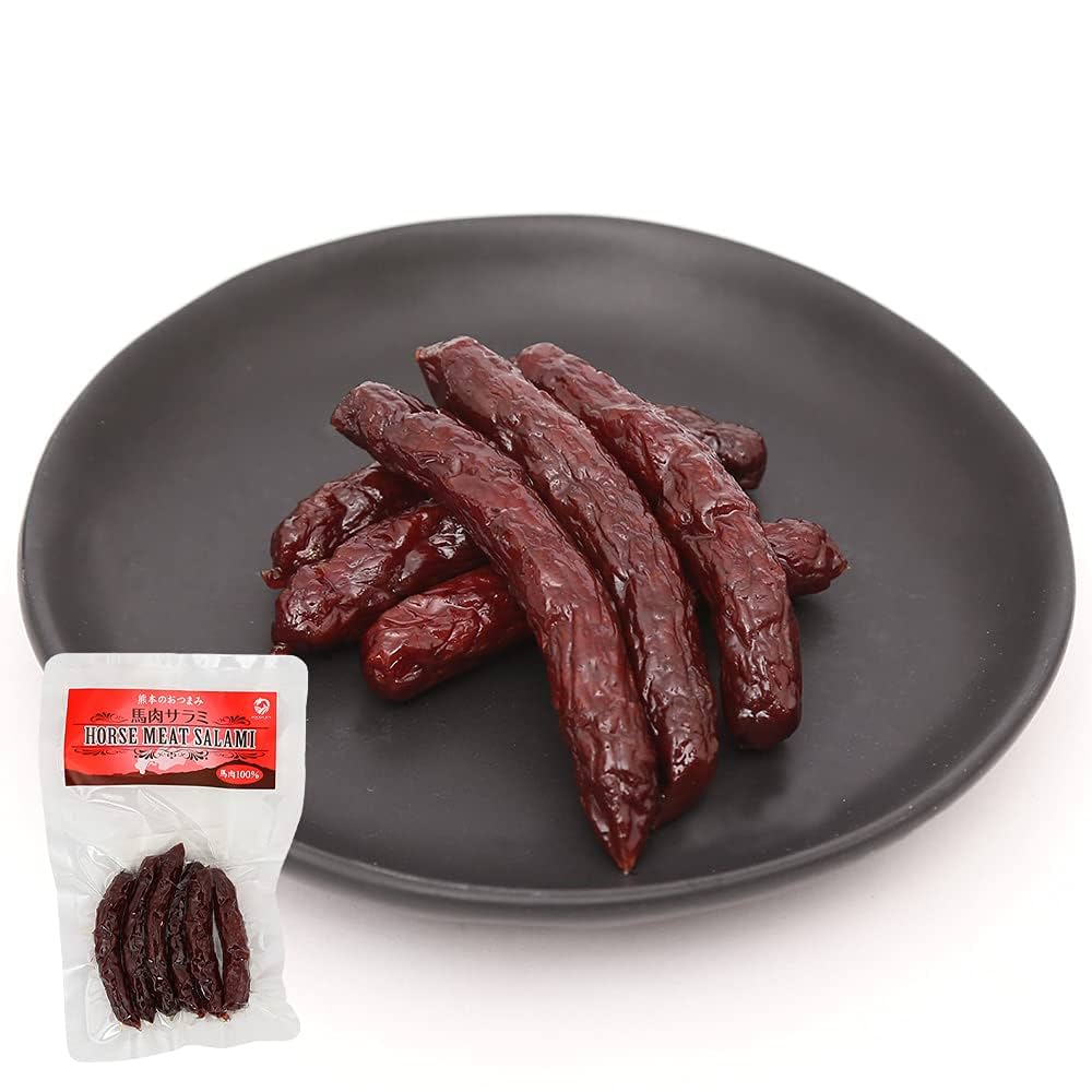 Amazon.co.jp: サクラスフーズ 馬肉 サラミ 60g 【 おつまみ