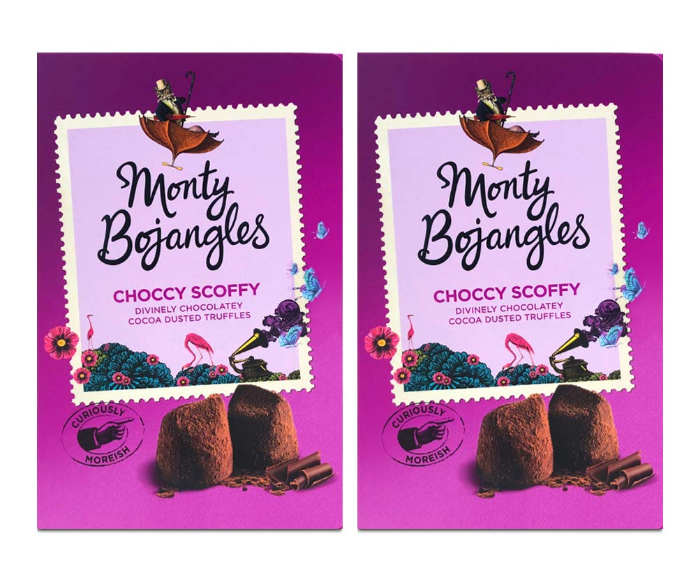 Monty Bojangles Choccy Scoffy Individually Wrapped Cocoa Dusted