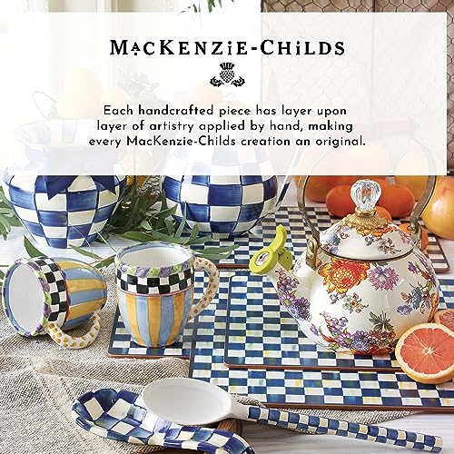 Taza MacKenzie-Childs decorativa de cerámica con asa miniatura 6