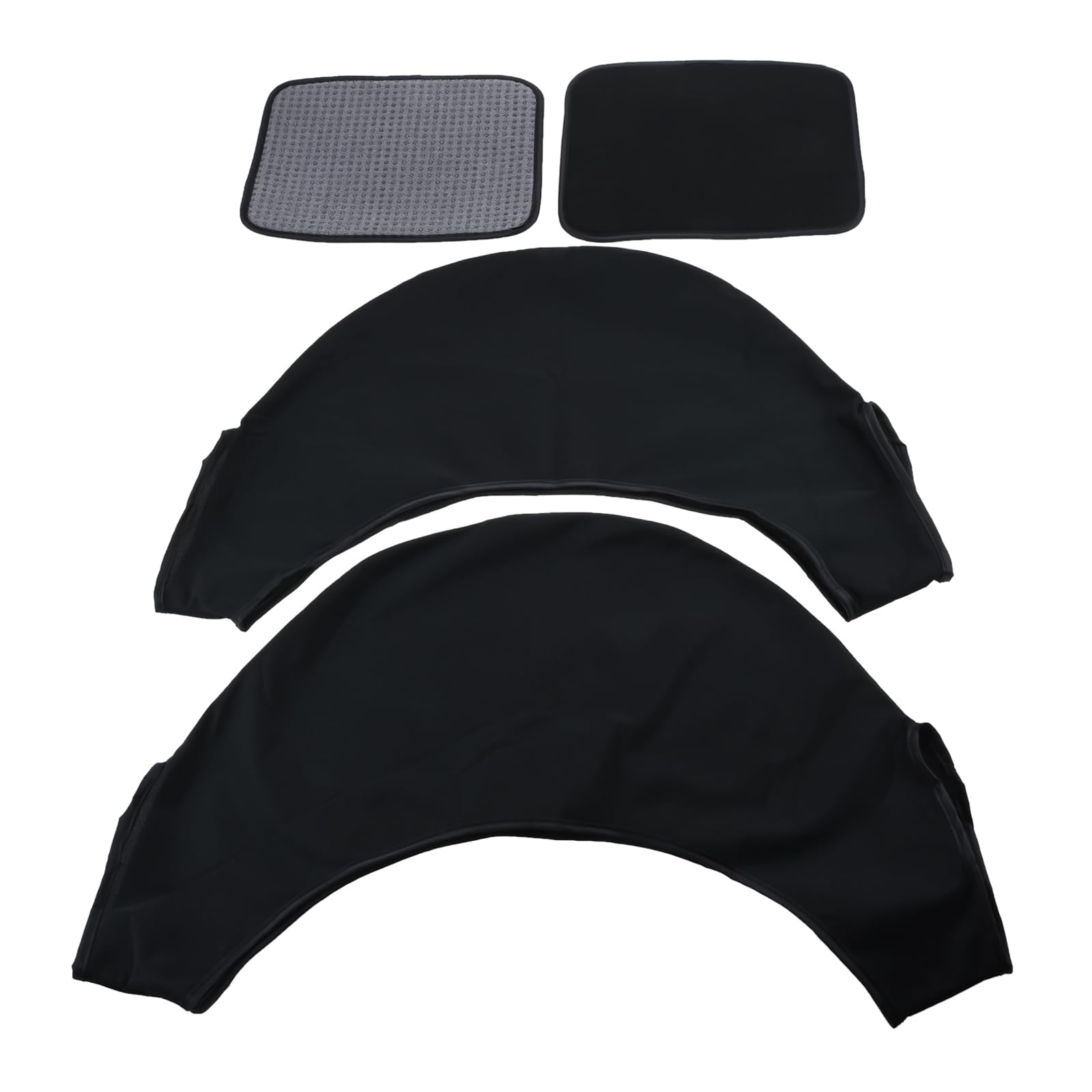 MUXSAM 2 Pcs Bowling Ball Seesaw Polisher Bag for Storage Balls 55x35cm/21.7"x13.8", 2 Pcs Microfiber Bowling Ball Towel Shammy Pad 25x20cm/10 x8,