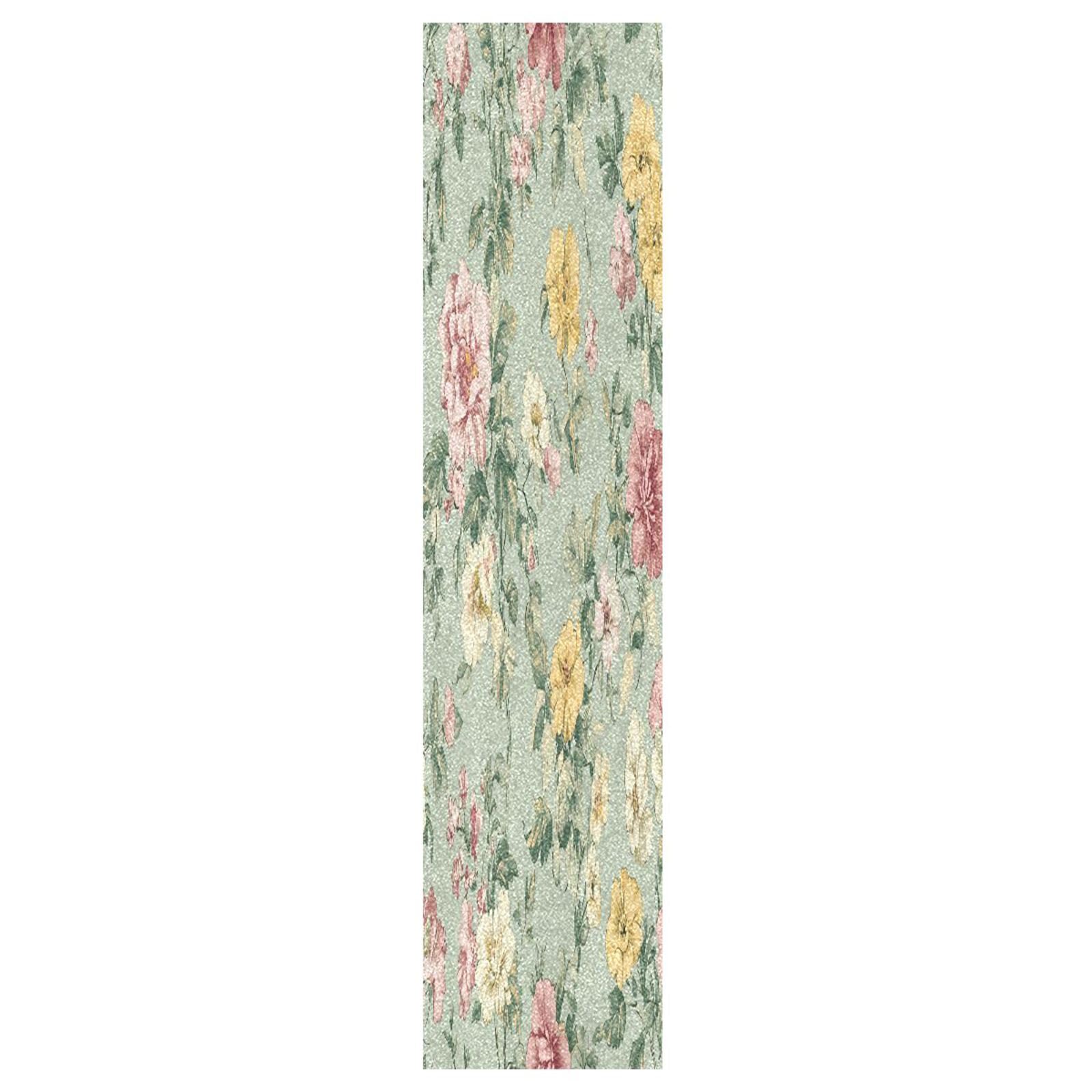 BOESI Graffiti Vintage Colorful Flower Skateboard Anti-Skid Tape Paper, No Bubble Anti-Skid 33.1 