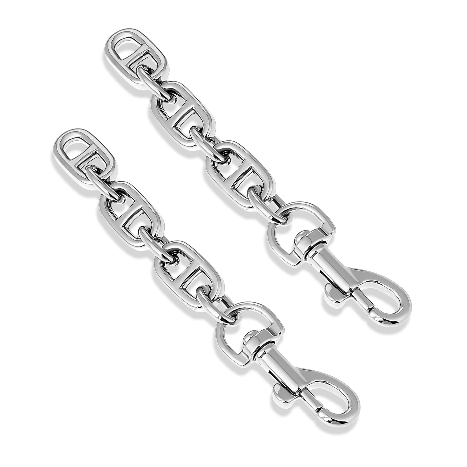 Amazon.com: 2 Pcs Silver Bag Extender Purse Strap Extender 4.7