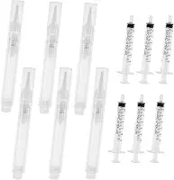 Canetas de tinta de retoque recarregáveis, pacote com 12 canetas de pincel recarregáveis, canetas de pincel vazias para parede, pincel de retoque para reparo de parede, gabinete de madeira, janela de