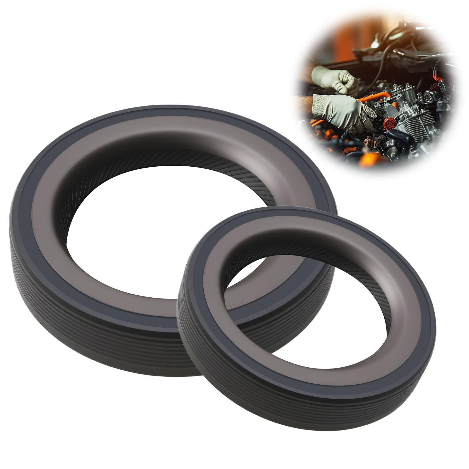Joints Spi Boite à Vitesse Bagues d’Étanchéité OEM 312144/312146 Joint Spi Compatible Peugeot 106 205 206 207 306 307 405 406 407 et Citroën Berlingo C5 Saxo Xantia