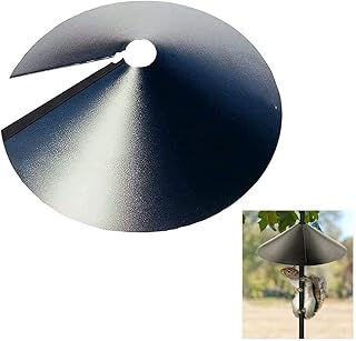 Wrap Around Squirrel Baffle Unrsal Reusable Plastic Squirrel GuardHanging Bird Feeder Squirrel Guard Baffle for Shepherds HookHanging Bird Feeders & Poles