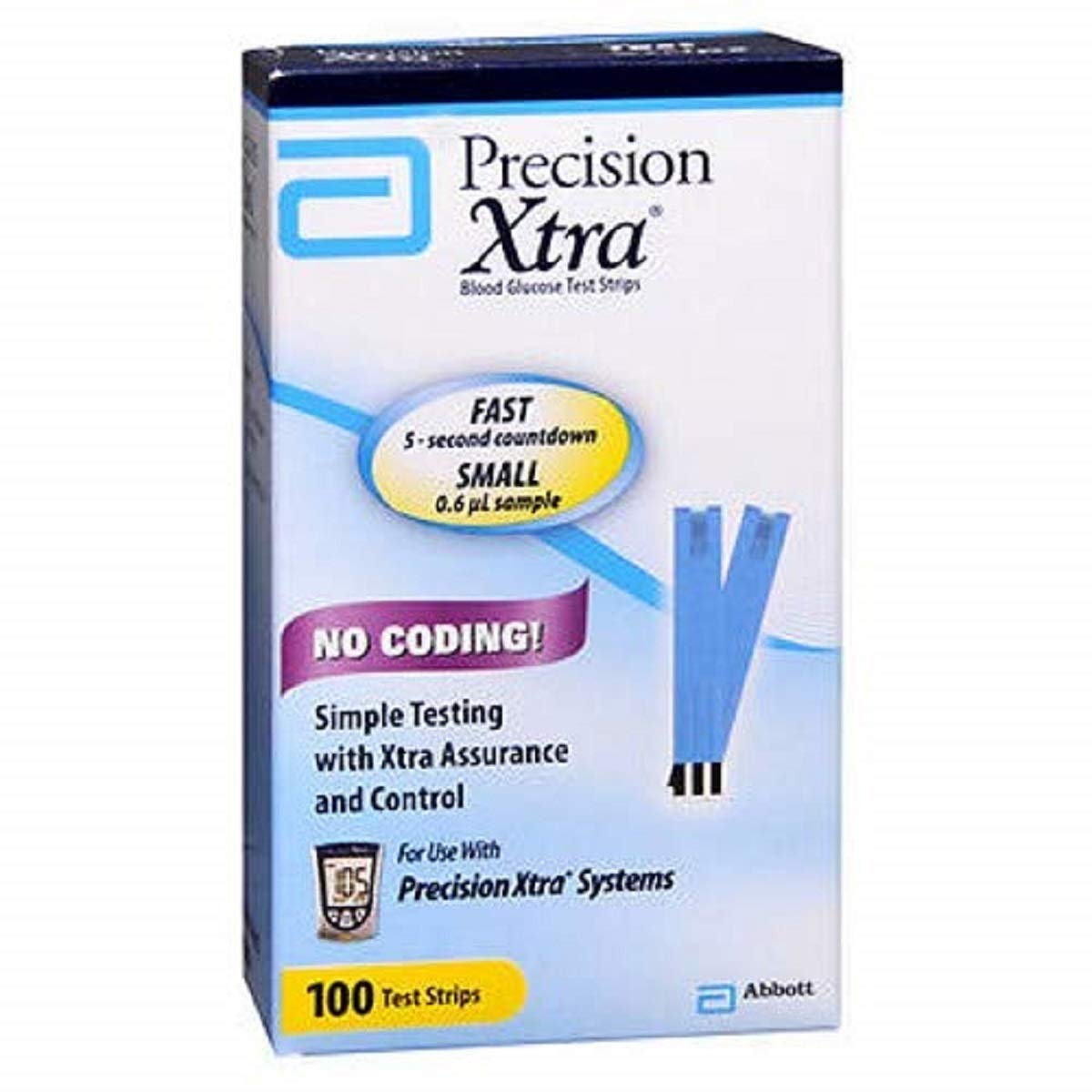 Precision Xtra Precision Xtra Diabetic Test Strips, 100 each
