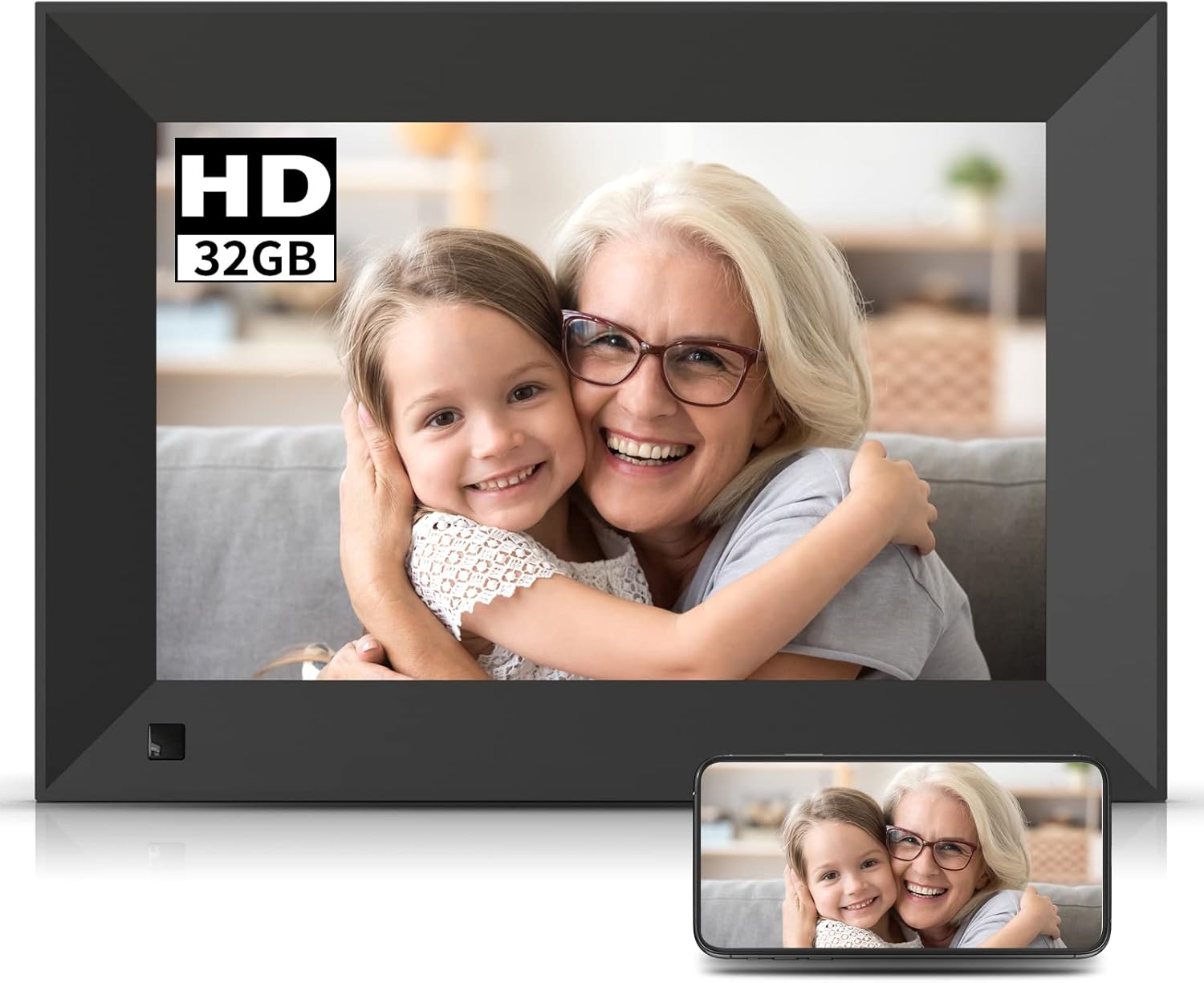 BSIMB 32GB WiFi Digital Picture Frame, Digital Photo Frame HD IPS Touch