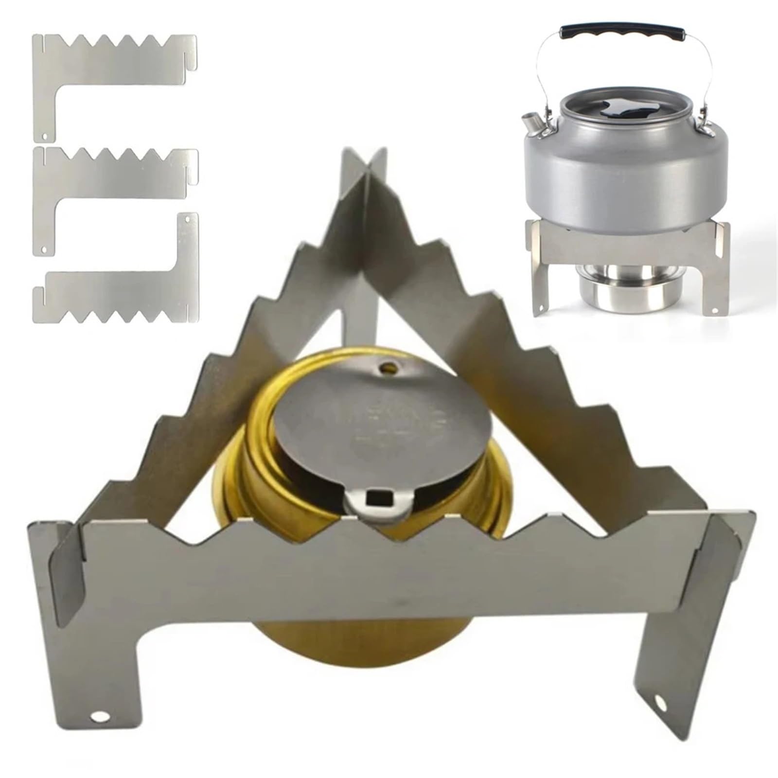 Portable Stove Rack Folding Pot Stand Outdoor Portable Burner Stand Holder Alcohol Stove Holder For Outdoor Camping Hiking Picnic
