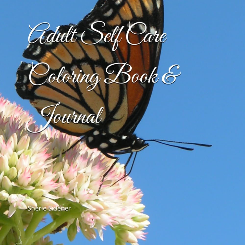 Adult Self Care Coloring Book & Journal